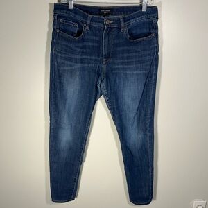 Banana Republic Skinny Jeans Blue Stretch Denim Size 31/12 (flawed—read note)